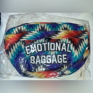 ASSHOLES LIVE FOREVER LINDA FINEGOLD EMOTIONAL BAGGAGE FANNY PACK BRAND NEW